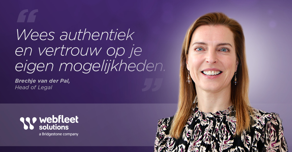 Brechje van der Pal, Head of Legal bij Webfleet